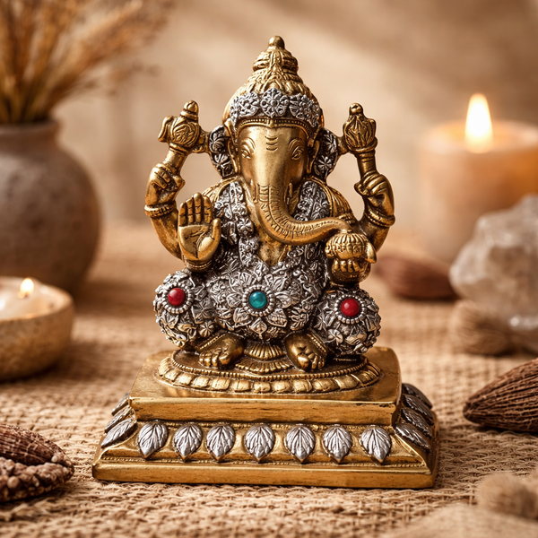 Ganesha Beeld Hindoeïsme 14 cm