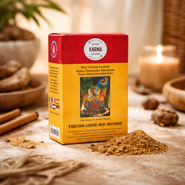 Tibetaans Wierookpoeder Aura Zuiverend ±130-140g
