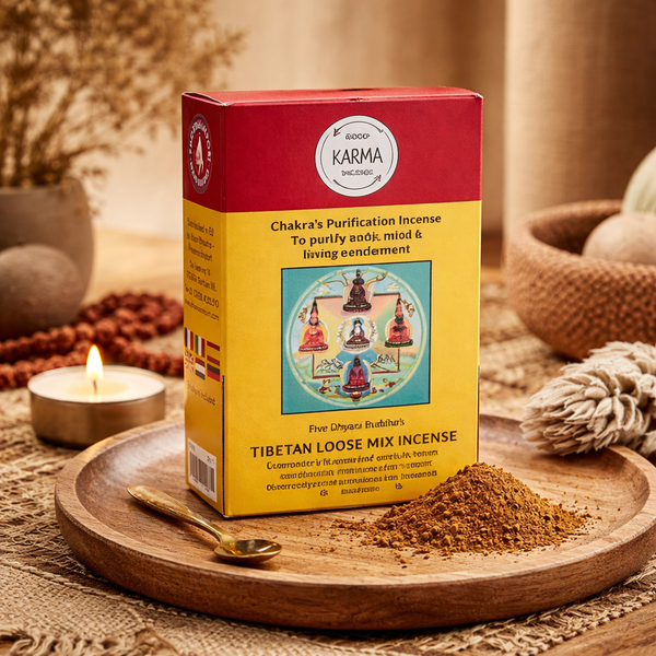 Tibetaans Wierookpoeder Chakra’s Zuiverend ±130-140g
