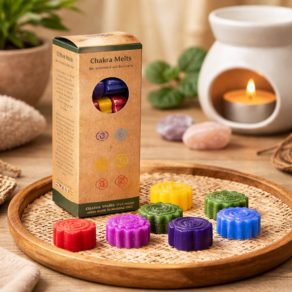 Wax Melts Chakra Geparfumeerd Met Etherische Oliën Voor Aromabranders 3 x 1 cm