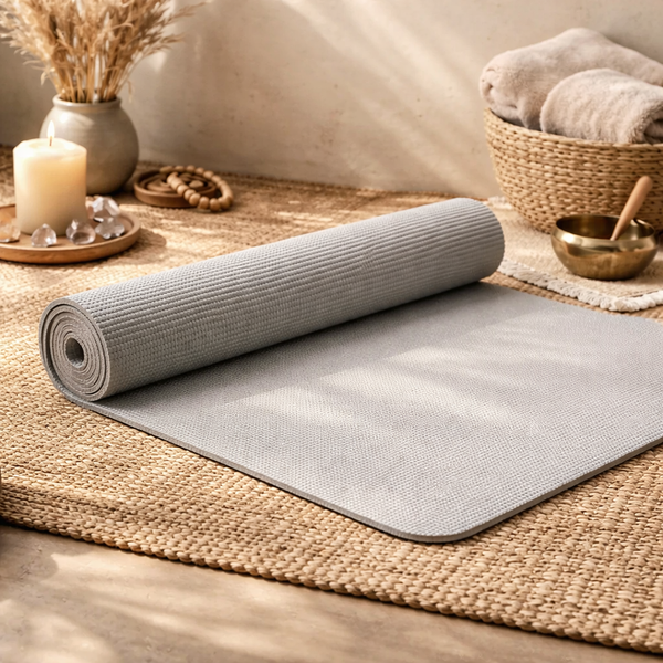 Yogi & Yogini Yogamat PVC Grijs 5 mm 183 x 61 cm