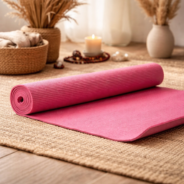 Yogi & Yogini Yogamat PVC Diep Roze 5 mm 183 x 61 cm