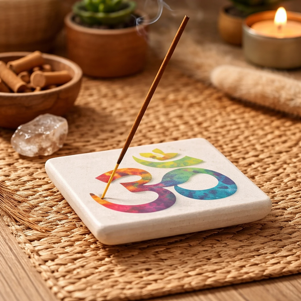 Wierookbrander Zandsteen Met Digitale Print Ohm