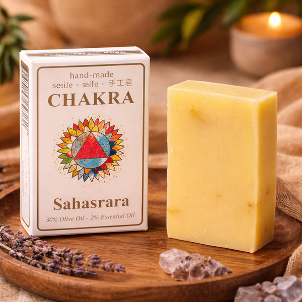 Zeep 7e Chakra Sahasrara Met Essentiële Oliën
