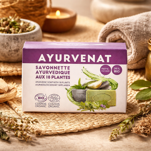 Ayurvedische Zeep Met 18 Biologische Kruiden