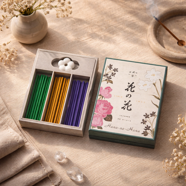 Wierook Hana No Hana Traditionele Japanse Bloemen Roos Lelie Viooltje 30 Stokjes