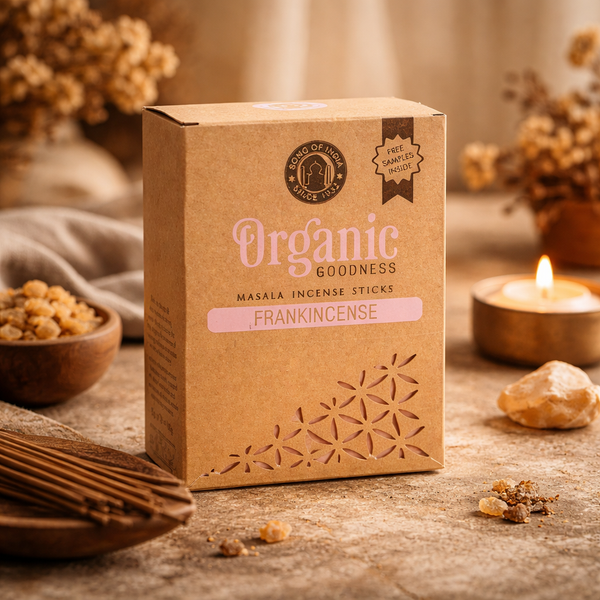 Masala Wierook Frankincense Handgemaakt 12 Pakjes Van 15 Gram
