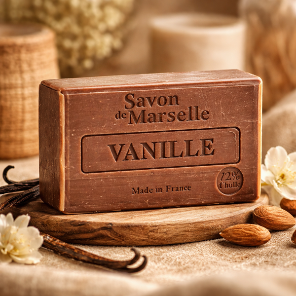 Natuurlijke Marseille Zeep Vanille Verrijkt Met Amandelolie