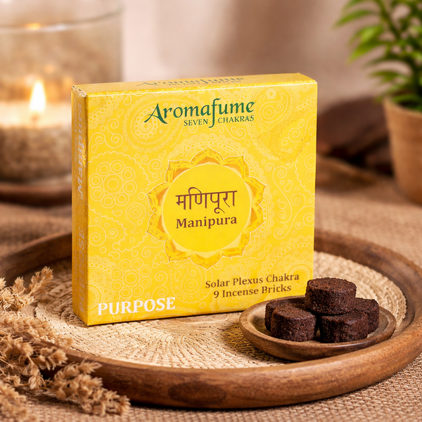 Aromafume Wierookblokjes Manipura Solar Plexus Chakra Negen Stuks Per Doosje