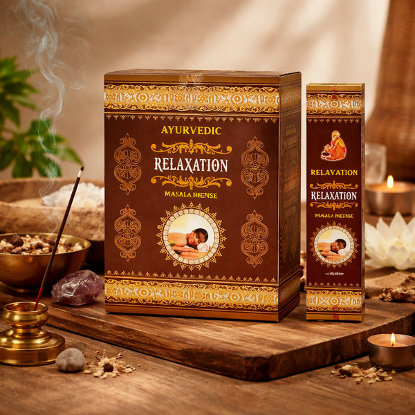 Ayurvedische Masala Wierook Met Zes Geuren 12 Doosjes