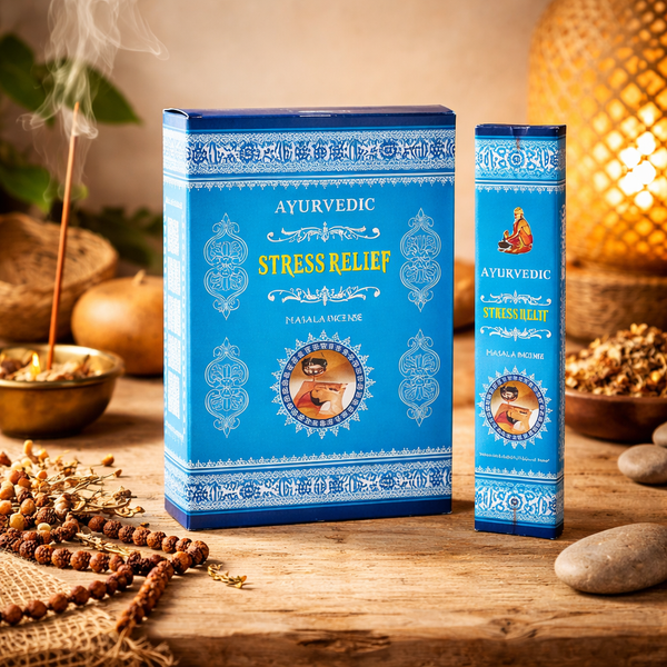 Ayurvedische Masala Wierook Stress Relief 12 Doosjes