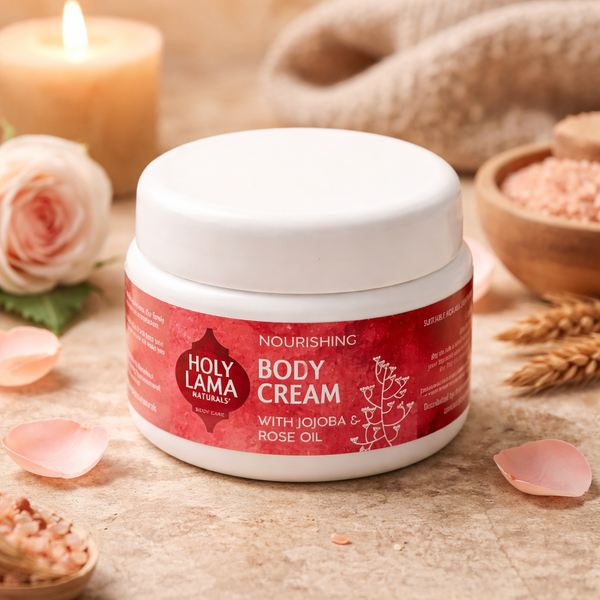 Holy Lama Naturals Body Cream Met Rozengeur