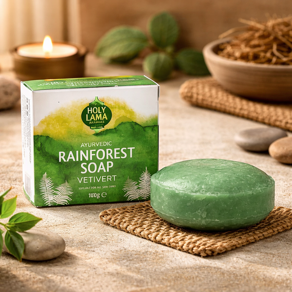 Holy Lama Naturals Ayurvedische Zeep Rainforest Met Vetiver