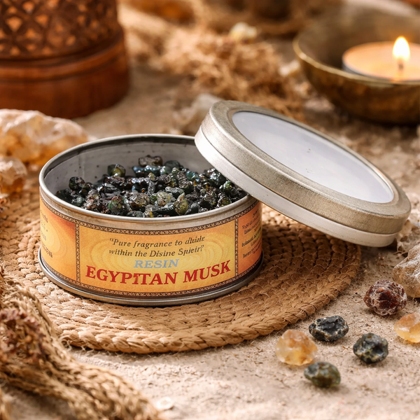 Wierookhars Egyptian Musk Melange Van Frankincense En Essentiële Oliën