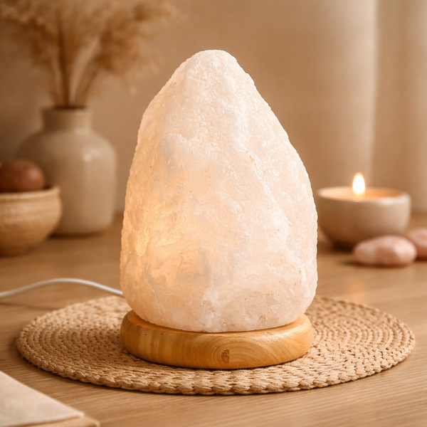 Himalaya Zoutlamp USB Wit ca. 1900 gram