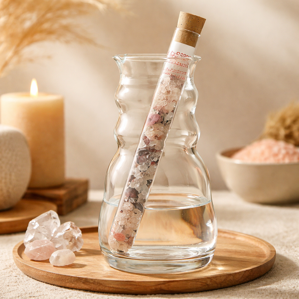Edelsteen Waterstaaf Release & Forgive Rhodoniet Bergkristal