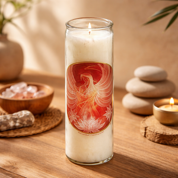 Geurkaars Engelen Lotus Angel of Love Brandduur 100 Uur