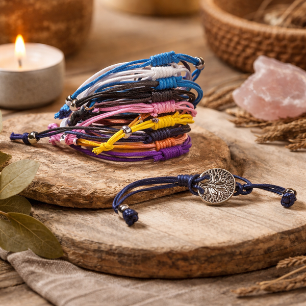 Armbandjes Tree Of Life Set Van 10 Verschillende Kleuren