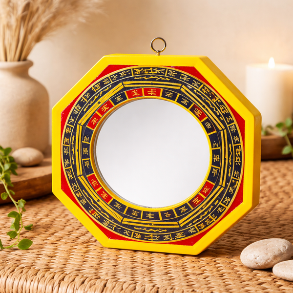 Bagua Spiegel Bol Feng Shui Sha Chi Buitengebruik