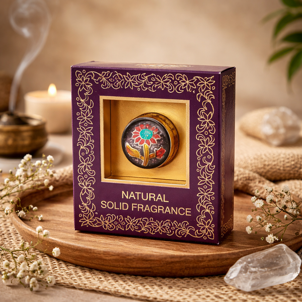 Geurcrème Lelietje-Van-Dalen Messing Cloisonné Mini Potje