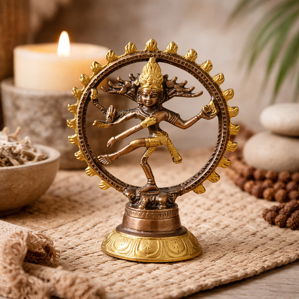 Shiva Nataraj Beeld 13 cm