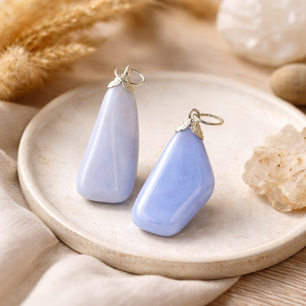 Edelsteen Hanger Chalcedoon