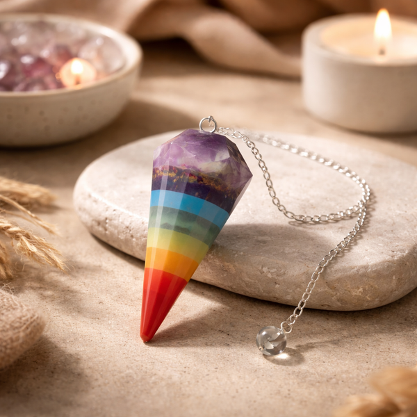 Pendel Edelsteen Chakra Facet
