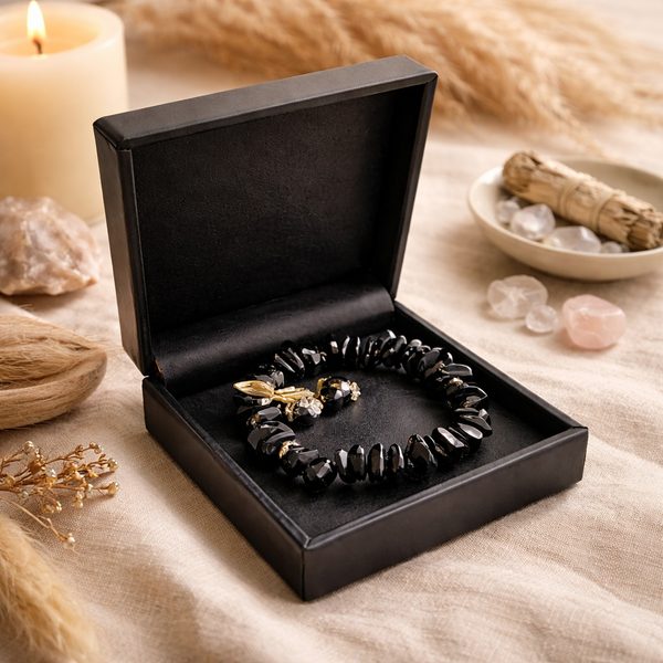 Edelsteen Armband Onyx Trommelstenen Ruby Mania