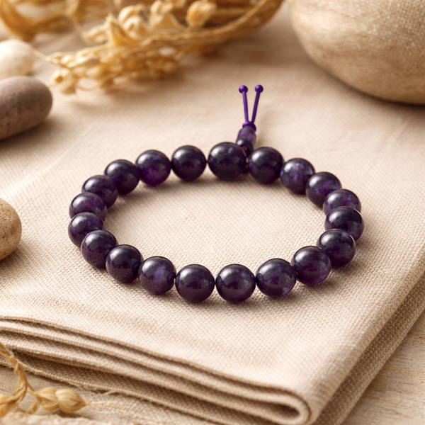 Edelsteen Armband Amethist Powerbead