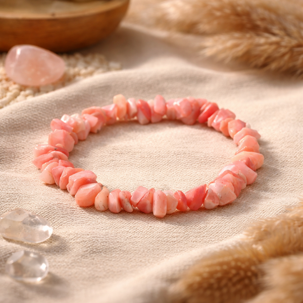Edelsteen Splitarmband Opaal Andes Roze