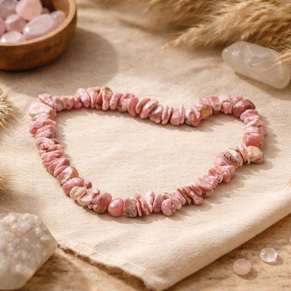 Edelsteen Splitarmband Rhodochrosiet Roze