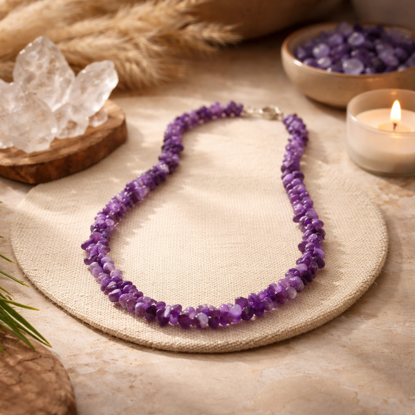 Splitketting Amethist