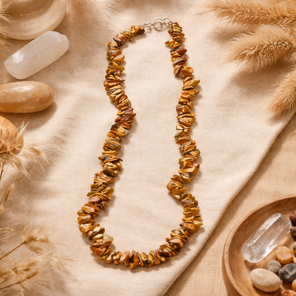 Splitketting Jaspis Landschap splitketting