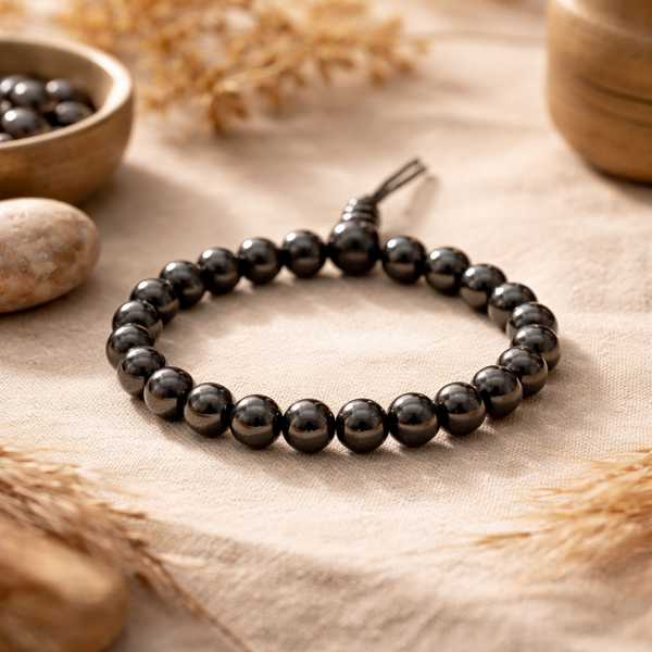 Edelsteen Armband Hematiet Powerbead