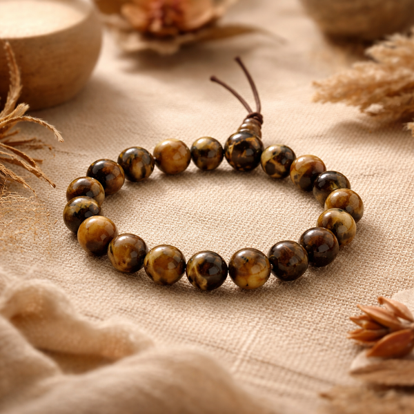 Edelsteen Armband Tijgeroog Powerbead