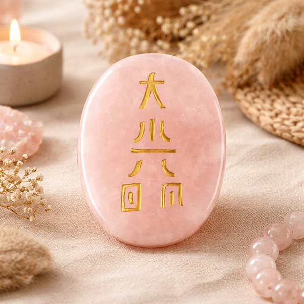 Edelsteen Roze Kwarts Dai-Koo-Myo Reiki