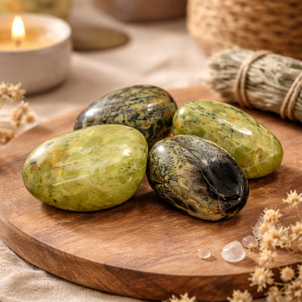 Opaal Geel Trommelstenen 250g Australië Cadeau Meditatie Creativiteit