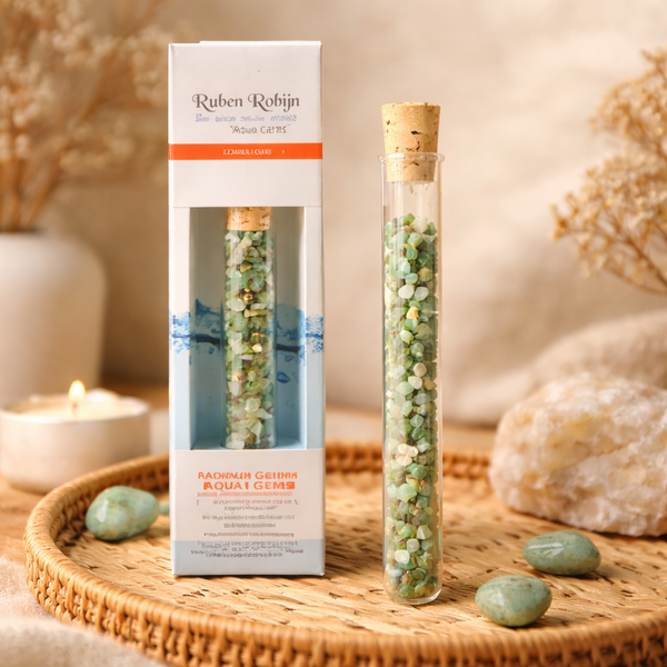 Chrysopraas Wand voor Geborgenheid Vertrouwen Geduld Formaat S Aqua Gems
