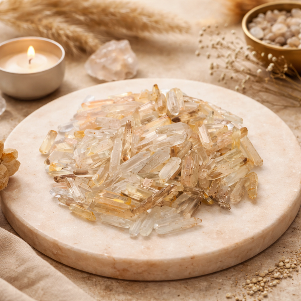 Bergkristal Laser Wand Fijne Punten voor Grid-Werk