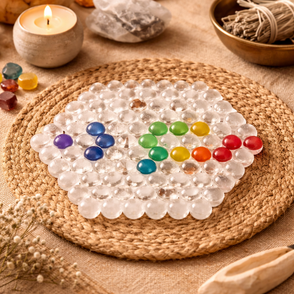 Chakra Levensbloem Onderzetter - Mat