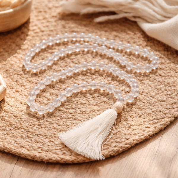 Edelstenen Ketting Bergkristal Mala