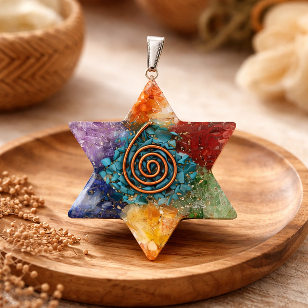 Orgonite Hanger Ster Chakra