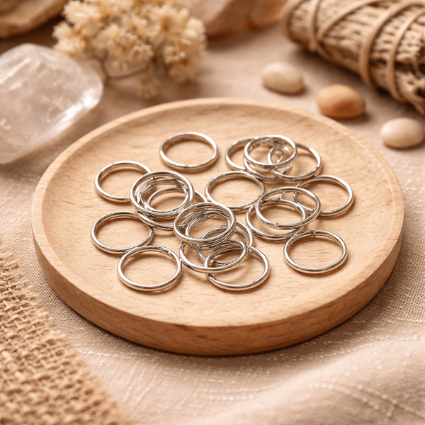 Zilverkleurige Buigringen - 5 x 0,7 mm (20 stuks)