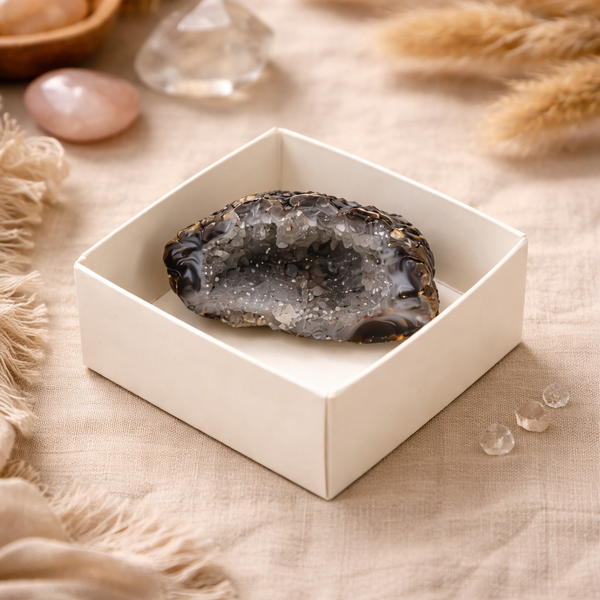 Doosje Edelsteen Agaat Geode