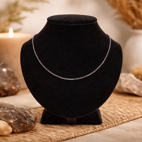 Edelstenen Ketting Spinel Zwart met Coating - Summer Vibes