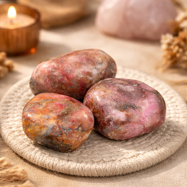 Cobaltocalciet Trommelstenen 50 gr Positieve Energie en Emotionele Healing