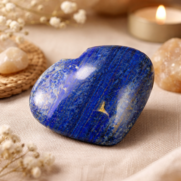 Edelsteen Hart Lapis Lazuli Afghanistan Spirituele Kracht Emotionele Verbinding