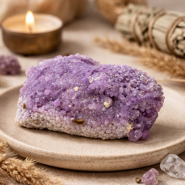 Agaat Grape Chalcedoon Druif Ruw Indonesië Spirituele Collectie