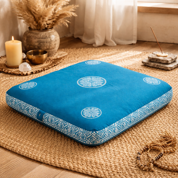 YogaStyles Zabuton Turquoise Kussen Meditatie Comfort en Ondersteuning
