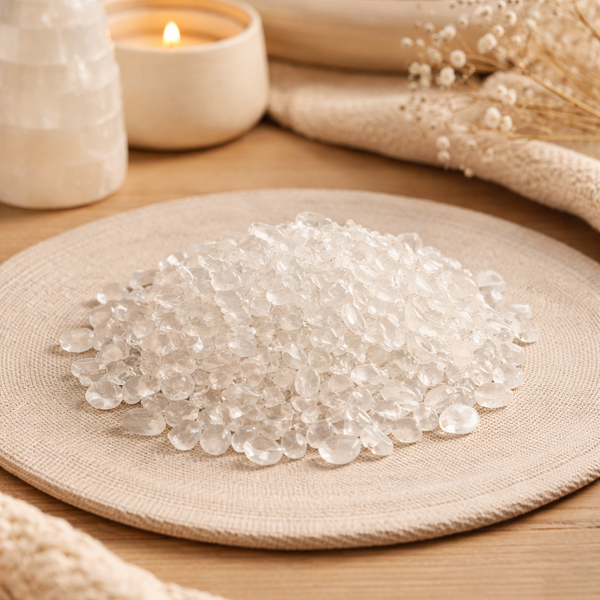 Bergkristal Trommelstenen Oplaadmix (500 gram)
